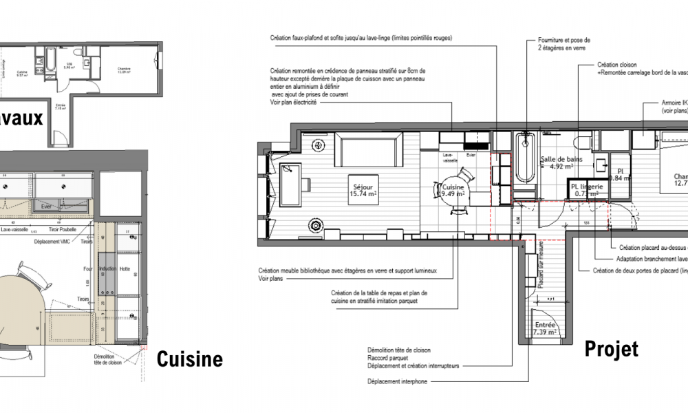 Optimisation d'un appartement neuf  Paris XXème