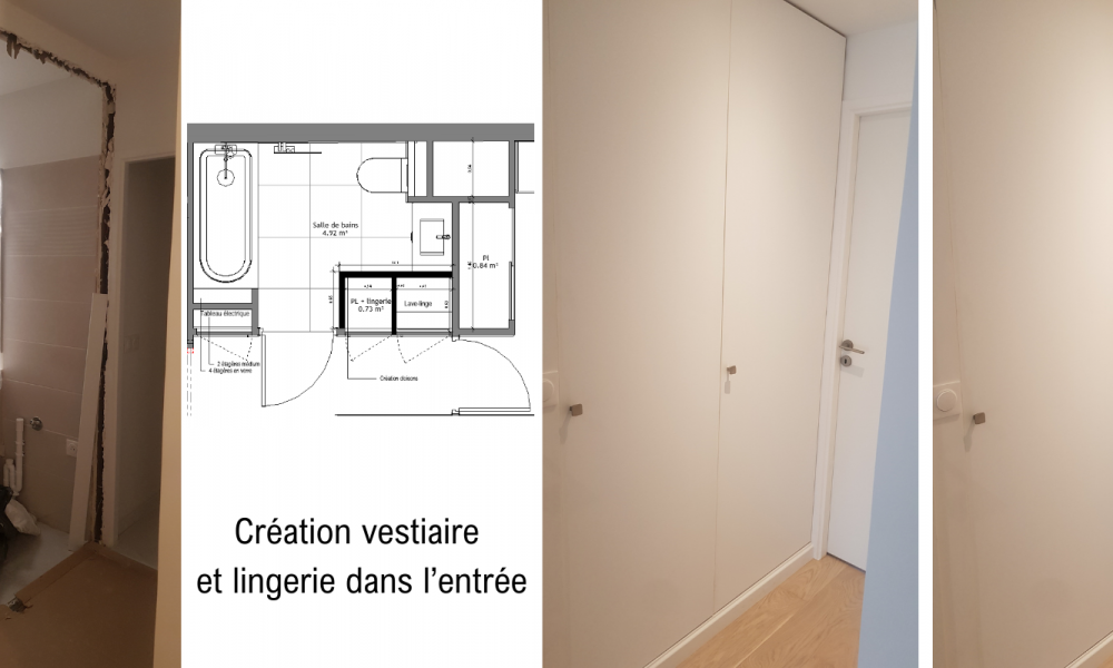 Optimisation d'un appartement neuf  Paris XXème