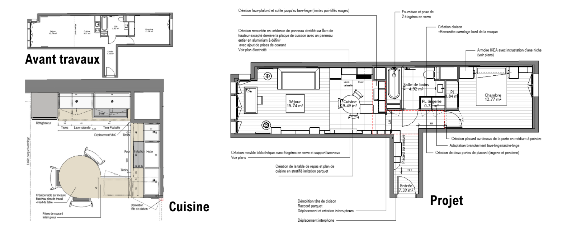 Optimisation d'un appartement neuf  Paris XXème