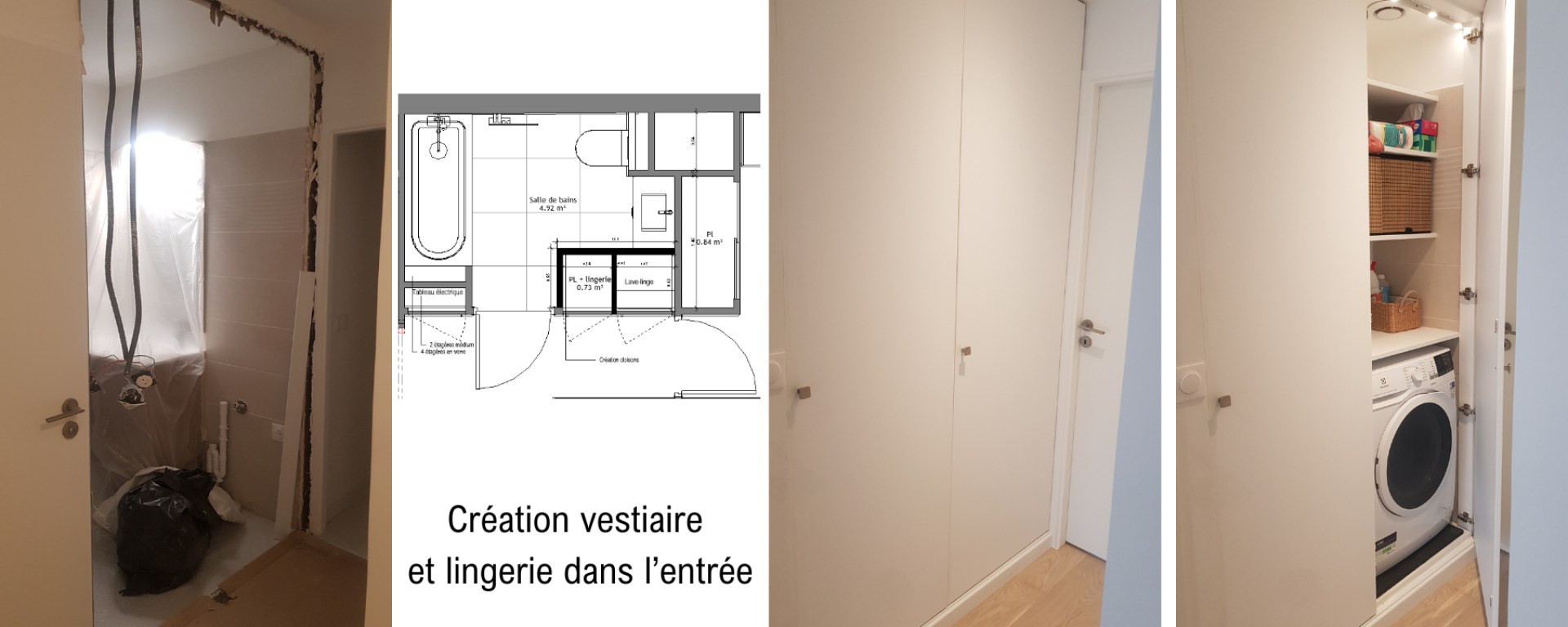 Optimisation d'un appartement neuf  Paris XXème